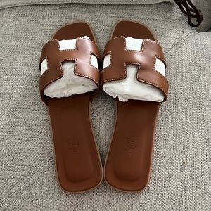 Hermes, Oran Sandals, Great condition, Size 7 (38), $480.